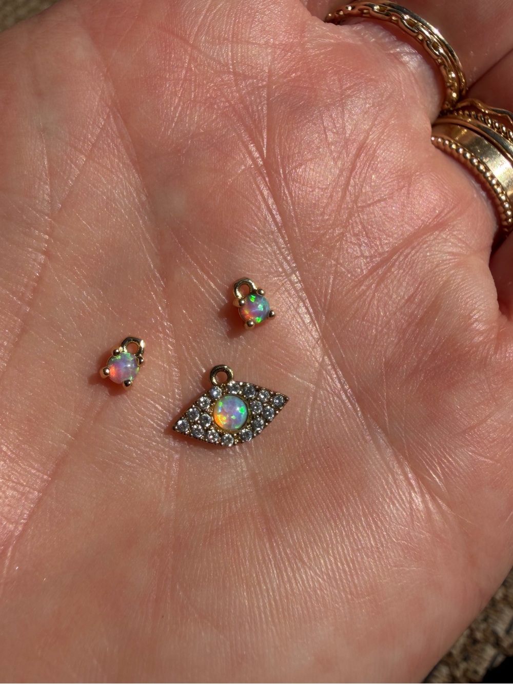 Opal charms